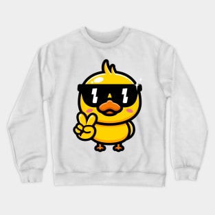 Ducks Doing Cute Things Crewneck Sweatshirt